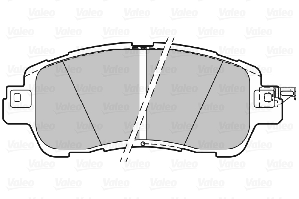 VALEO 601491 Kit pastiglie freno, Freno a disco