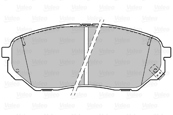 VALEO 601495 Kit pastiglie freno, Freno a disco