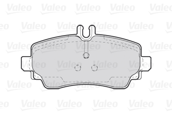 VALEO 301549 Kit pastiglie freno, Freno a disco