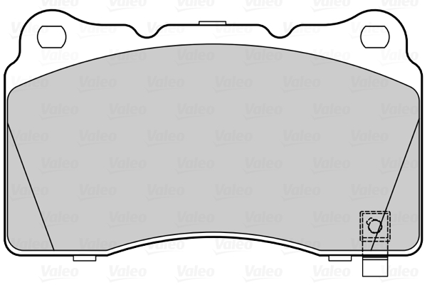 VALEO 302310 Kit pastiglie freno, Freno a disco