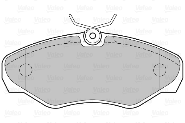 VALEO 598545 Kit pastiglie...