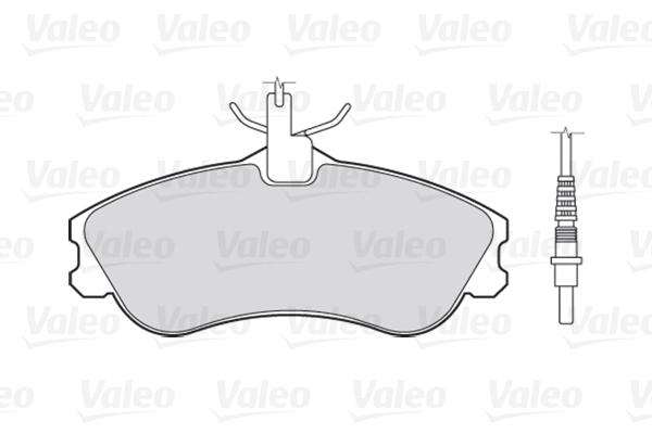 VALEO 301326 Kit pastiglie...