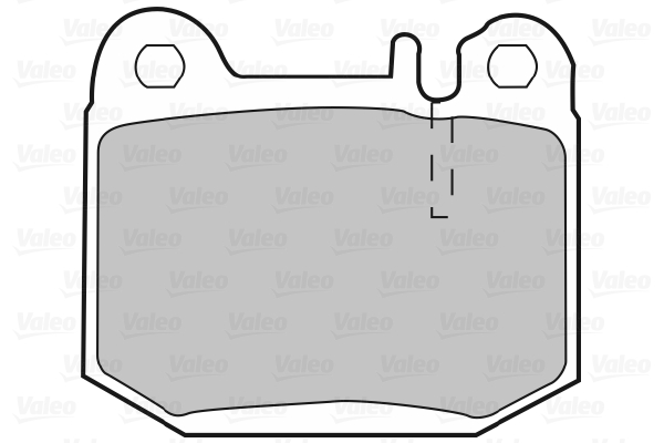 VALEO 598719 Kit pastiglie freno, Freno a disco