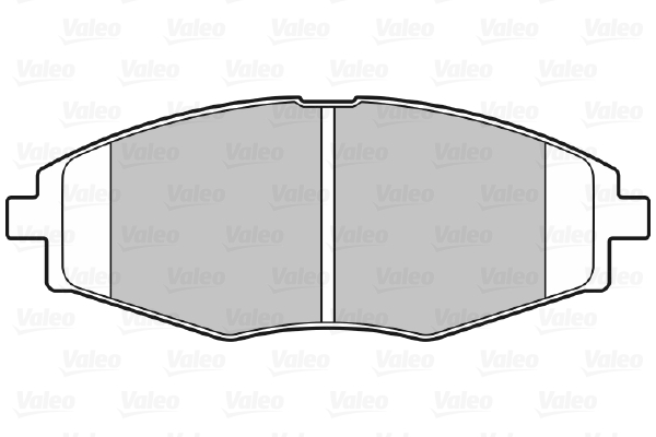 VALEO 598316 Kit pastiglie freno, Freno a disco