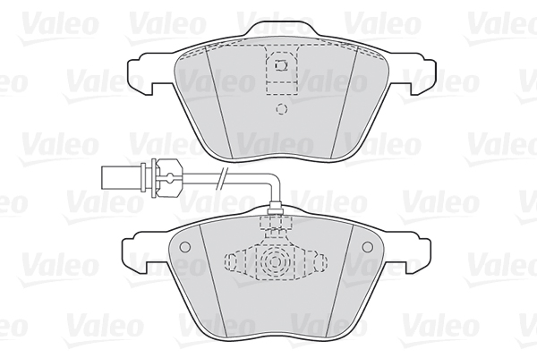 VALEO 301565 Sada brzdových...