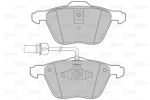 VALEO 598565 Kit pastiglie freno, Freno a disco-Kit pastiglie freno, Freno a disco-Ricambi Euro