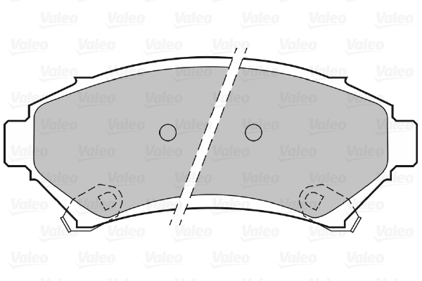 VALEO 598458 Kit pastiglie freno, Freno a disco-Kit pastiglie freno, Freno a disco-Ricambi Euro