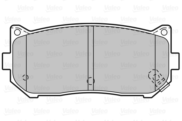 VALEO 598841 Kit pastiglie...