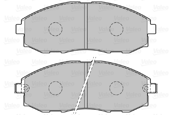 VALEO 598908 Kit pastiglie...