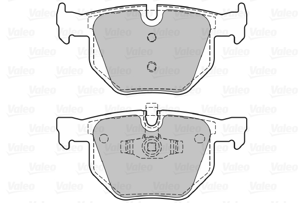 VALEO 598885 Kit pastiglie freno, Freno a disco