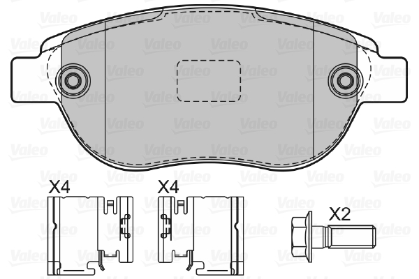 VALEO 601465 Kit pastiglie...