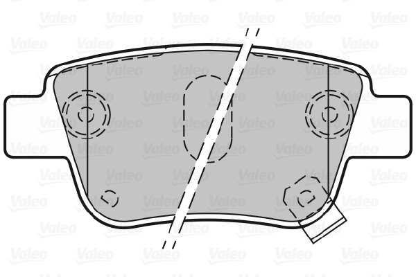 VALEO 301812 Kit pastiglie...