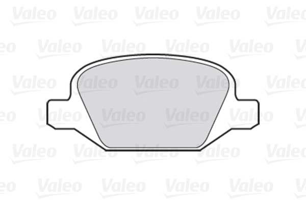 VALEO 301407 Kit pastiglie freno, Freno a disco