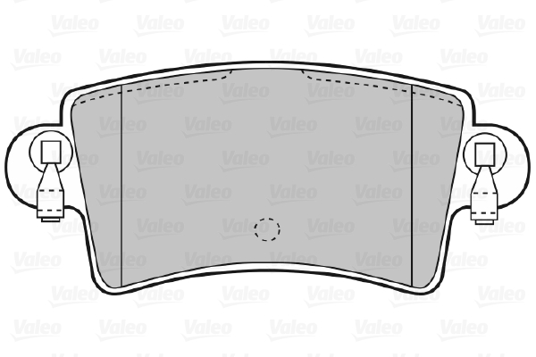 VALEO 598538 Kit pastiglie...