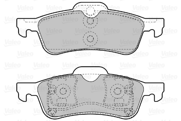 VALEO 598643 Kit pastiglie...