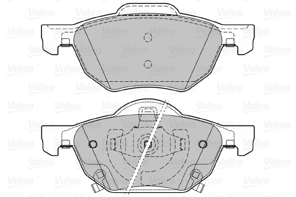 VALEO 598824 Kit pastiglie...