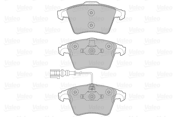 VALEO 598651 Kit pastiglie freno, Freno a disco-Kit pastiglie freno, Freno a disco-Ricambi Euro