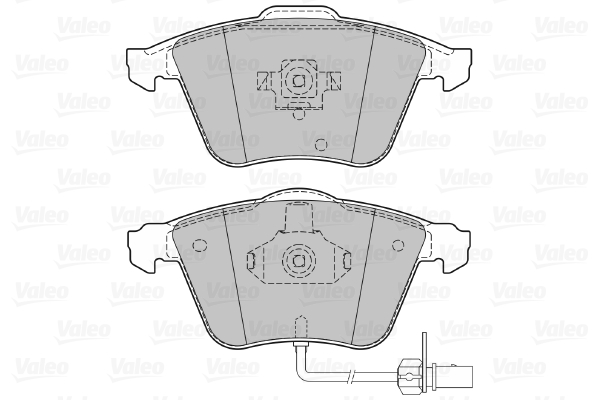 VALEO 598750 Kit pastiglie...