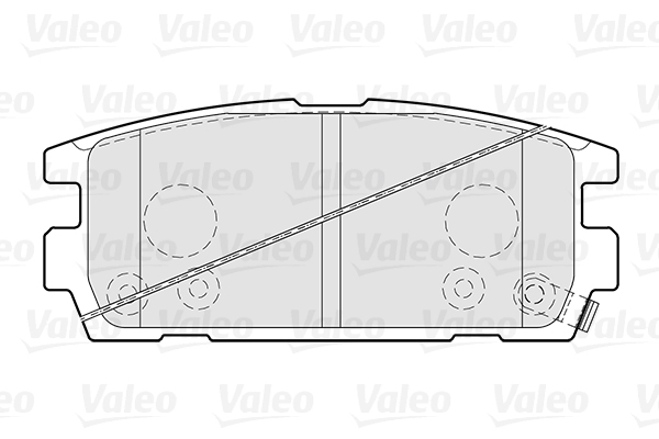 VALEO 301024 Kit pastiglie freno, Freno a disco