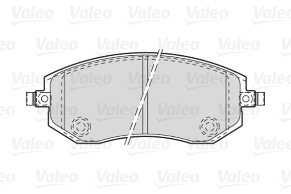 VALEO 301853 Kit pastiglie...