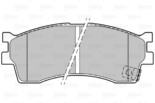 VALEO 301910 Kit pastiglie freno, Freno a disco