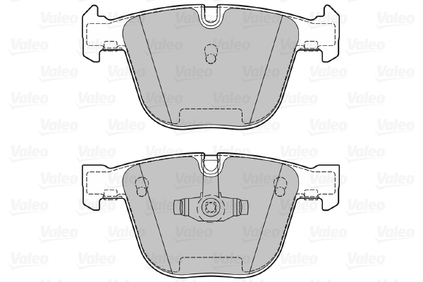 VALEO 601127 Kit pastiglie freno, Freno a disco