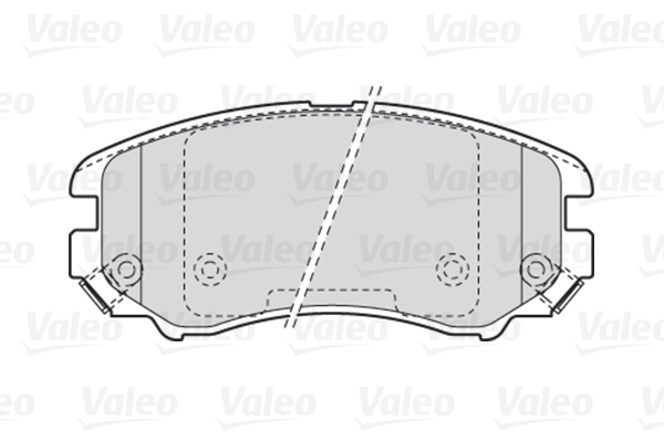 VALEO 301744 Kit pastiglie freno, Freno a disco-Kit pastiglie freno, Freno a disco-Ricambi Euro