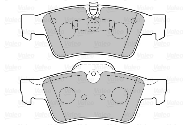 VALEO 301802 Kit pastiglie freno, Freno a disco