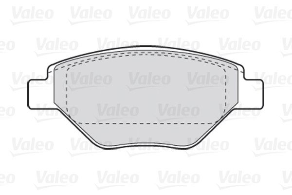 VALEO 301557 Kit pastiglie freno, Freno a disco