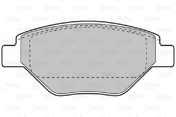 VALEO 598557 Kit pastiglie freno, Freno a disco