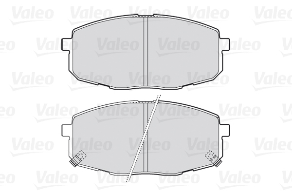 VALEO 301842 Kit pastiglie freno, Freno a disco