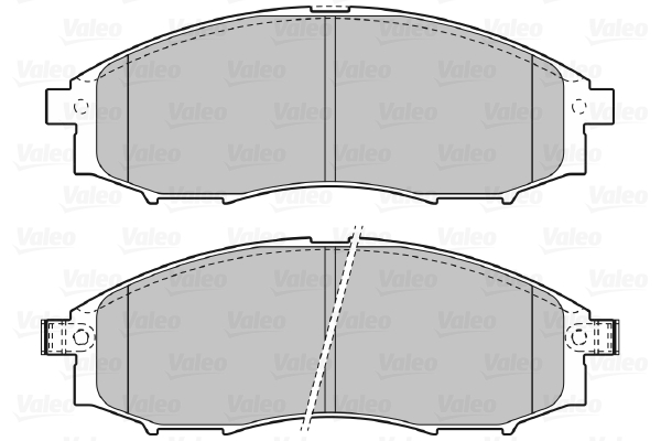 VALEO 598889 Sada brzdových...