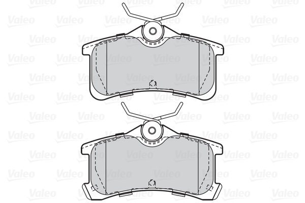 VALEO 302066 Kit pastiglie freno, Freno a disco