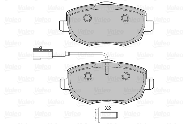 VALEO 601031 Kit pastiglie...