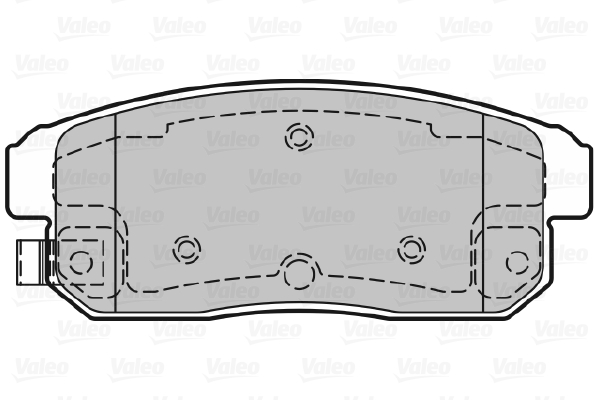 VALEO 598869 Kit pastiglie...