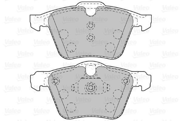 VALEO 601007 Kit pastiglie freno, Freno a disco-Kit pastiglie freno, Freno a disco-Ricambi Euro