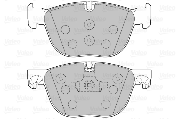 VALEO 301130 Kit pastiglie freno, Freno a disco