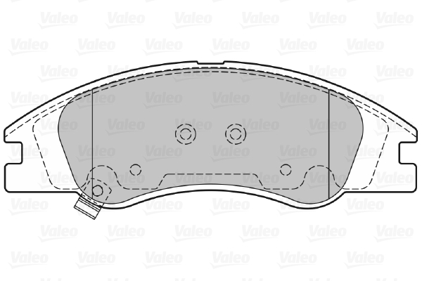 VALEO 598705 Kit pastiglie freno, Freno a disco-Kit pastiglie freno, Freno a disco-Ricambi Euro