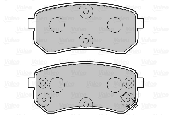 VALEO 301706 Kit pastiglie...