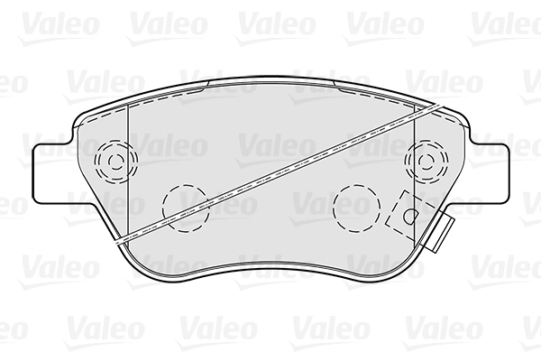 VALEO 301825 Kit pastiglie freno, Freno a disco-Kit pastiglie freno, Freno a disco-Ricambi Euro