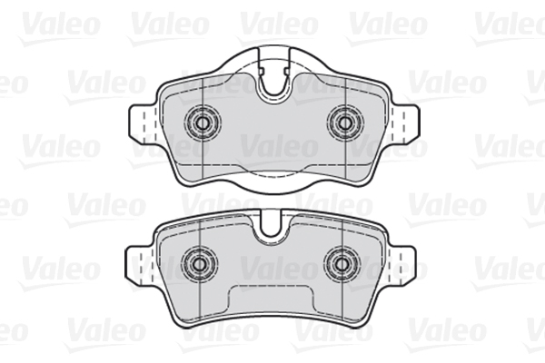 VALEO 301041 Kit pastiglie freno, Freno a disco