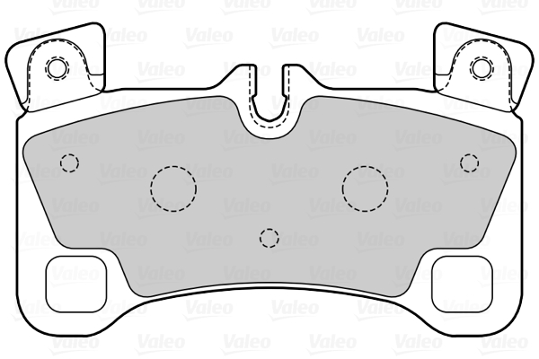 VALEO 601560 Kit pastiglie...