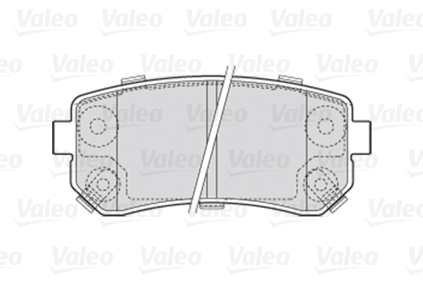 VALEO 301867 Kit pastiglie...