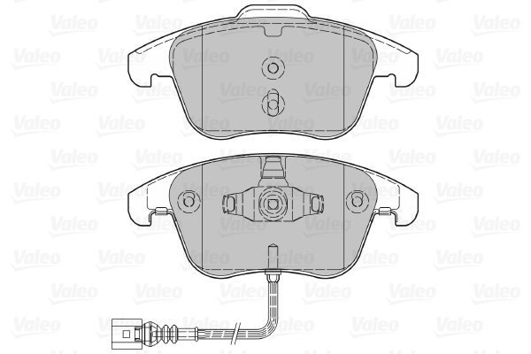 VALEO 601036 Kit pastiglie freno, Freno a disco