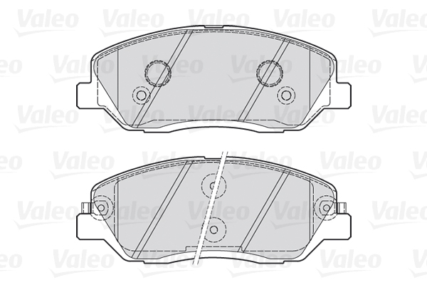 VALEO 301937 Kit pastiglie freno, Freno a disco