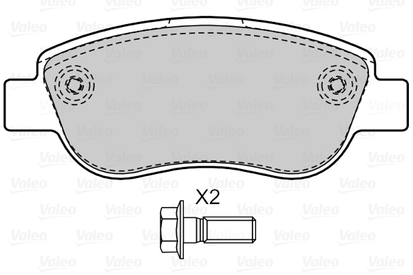 VALEO 601531 Kit pastiglie freno, Freno a disco-Kit pastiglie freno, Freno a disco-Ricambi Euro