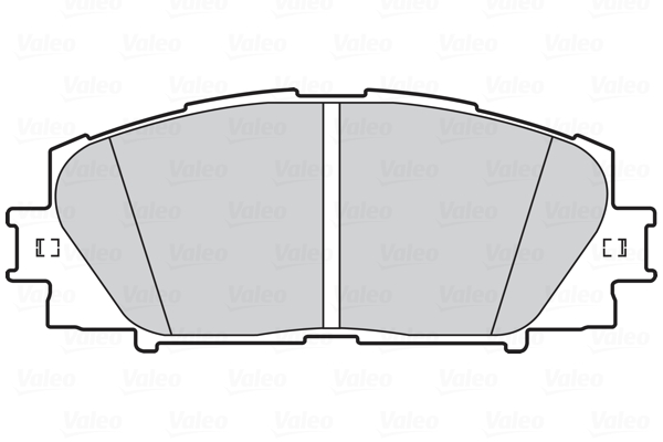 VALEO 302334 Kit pastiglie freno, Freno a disco