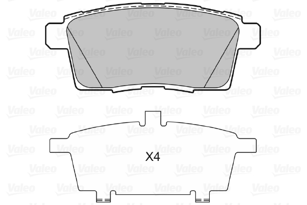 VALEO 601336 Kit pastiglie...