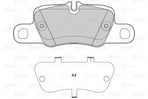 VALEO 601513 Kit pastiglie...