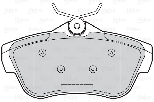 VALEO 302114 Kit pastiglie freno, Freno a disco